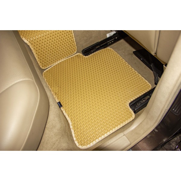 Фото - Коврики из экокожи в салон авто EVAtech для C-Class (W204) Mercedes-Benz 2007-2015 1 поколение Sedan EU (MB3156C5MS2BBB)