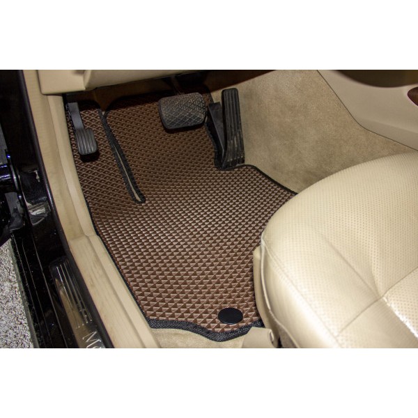 Фото - Коврики из экокожи в салон авто EVAtech для E-Class (W212) Mercedes-Benz 2009-2016 4 поколение Sedan EU (MB3160C5MS2BBB)