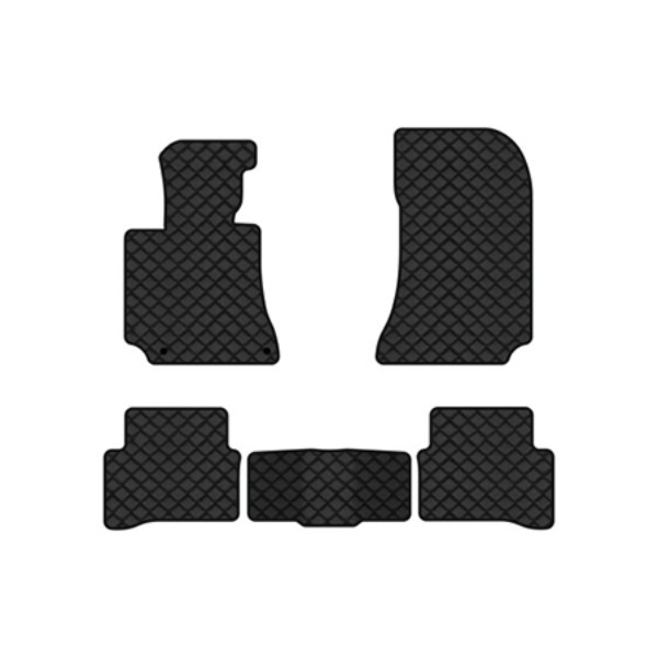 Фото - Коврики из экокожи в салон авто EVAtech для E-Class (W212) Mercedes-Benz 2009-2016 4 поколение Sedan EU (MB3160CB5MS2BBB)