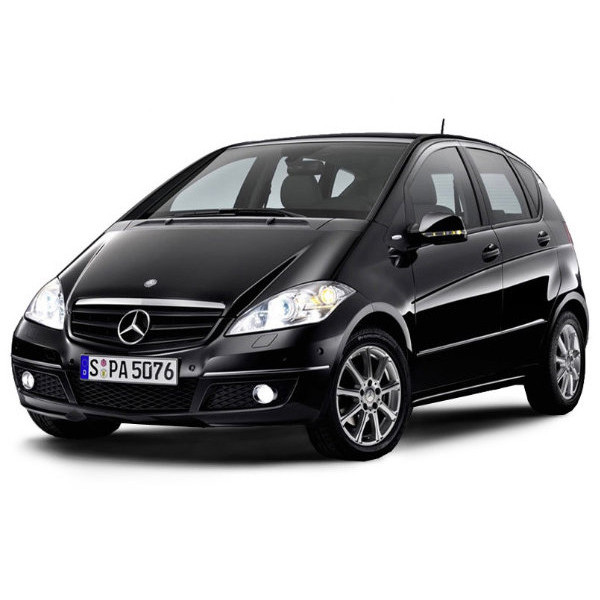 Фото - Килимки з екошкіри в салон авто EVAtech для A-Class (W169) Mercedes-Benz 2004-2012 2 покоління Htb EU (MB4894C5MS2BBB)