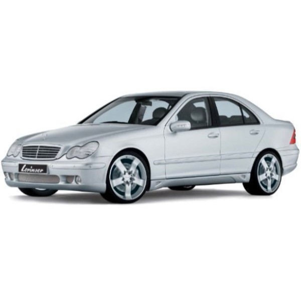Фото - Килимки з екошкіри в салон авто EVAtech для C-Class (W203) RWD Mercedes-Benz 2000-2007 1 покоління Sedan EU (MB3152C5MS2BBB)