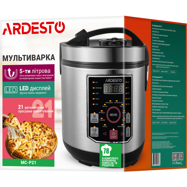 Фото - Мультиварка ARDESTO MC-P21