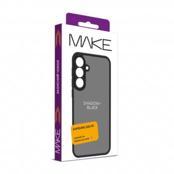 Фото - Чехол для смартфона MAKE Shadow+ for Samsung S26 FE, Black (MCSD-SS26FEBK)