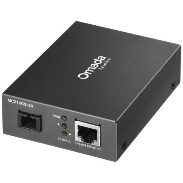 Фото - PoE-адаптер TP-Link Omada Gigabit WDM (MC212CS-20)