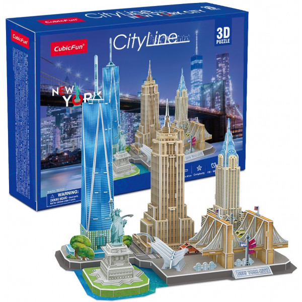 Фото - 3D пазли Cubic Fun City line "Нью-Йорк" (MC255h)
