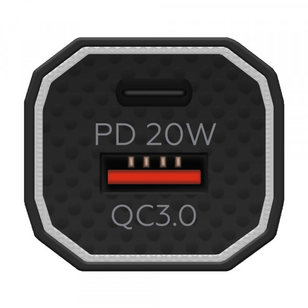 Фото - Автомобильное зарядное устройство MAKE 38W PD+QC Black (MCW-34PBK)