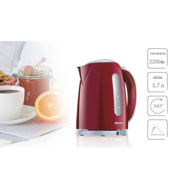 Фото - Електричний чайник MPM MCZ-85/B2