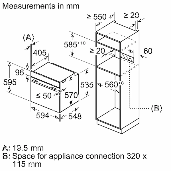 Фото - Духова шафа Bosch HJG852YW0T