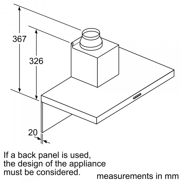 Фото - Вытяжка декоративная Bosch DWB66DM50