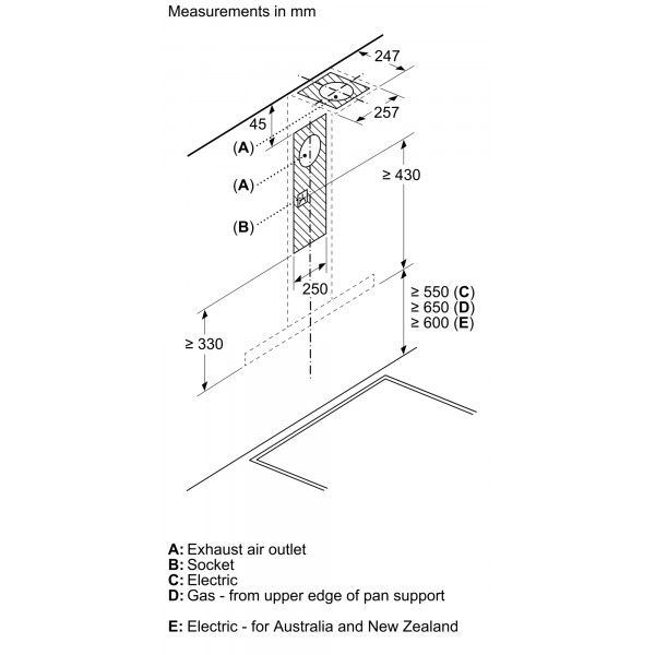 Фото - Вытяжка декоративная Bosch DWB66DM50