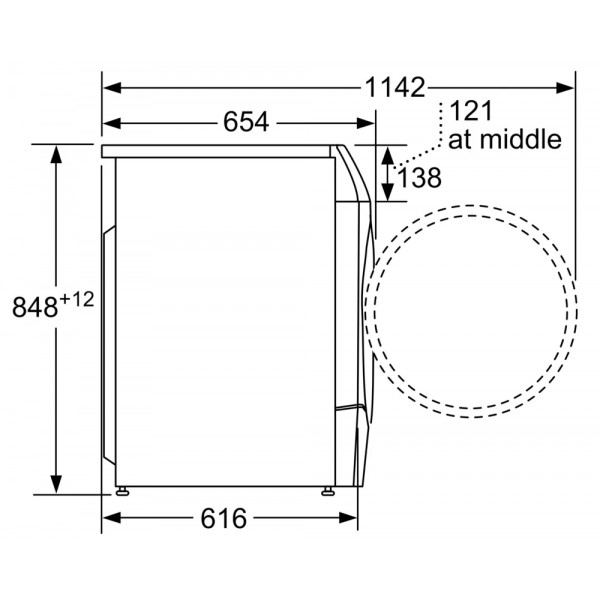 Фото - Прально-сушильна машина Bosch WNC254A0ME