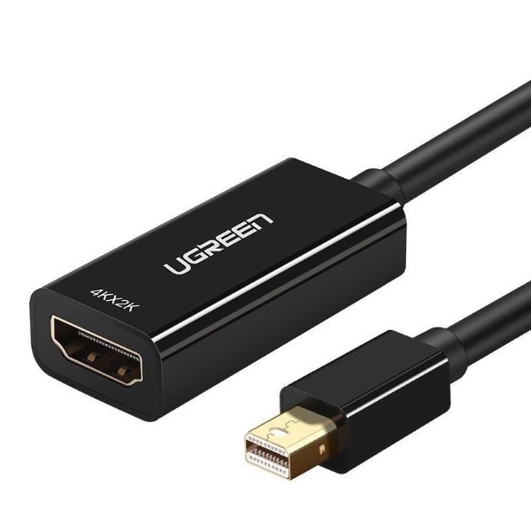 Фото - Переходник Mini Display Port-HDMI UGREEN MD112 Mini DP to HDMI Converter Black (40360)