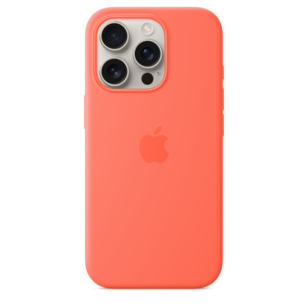 Фото - Чохол для смартфону Apple Silicone Case with MagSafe Tangerine iPhone 16 Pro Max (MDGX4ZM/A)