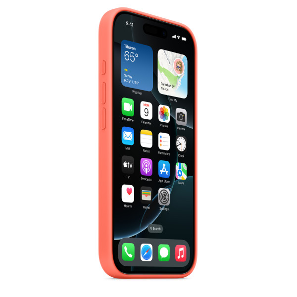 Фото - Чехол для смартфона Apple Silicone Case with MagSafe Tangerine iPhone 16 Pro (MDFY4ZM/A)