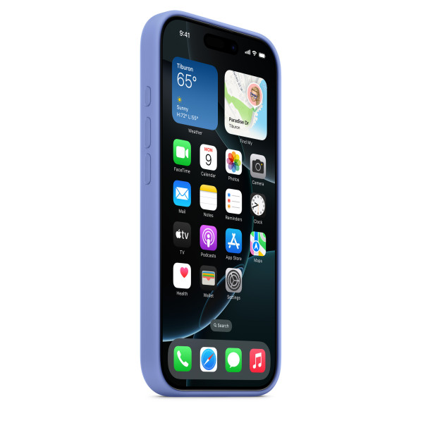 Фото - Чохол для смартфону Apple Silicone Case with MagSafe Periwinkle iPhone 16 Pro (MDG14ZM/A)