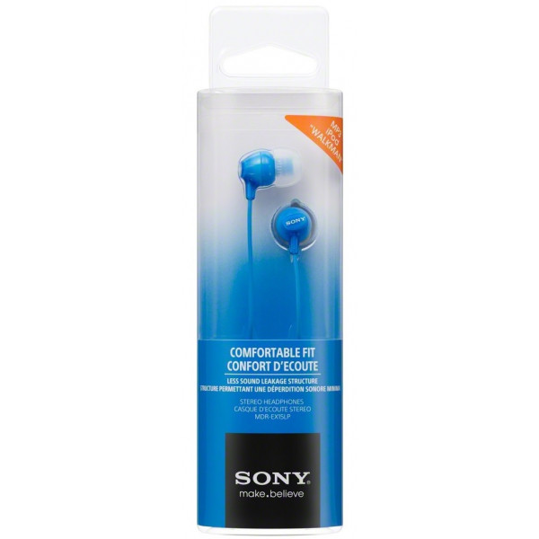 Фото - Наушники Sony MDR-EX15LP Blue (MDREX15LPLI.AE)
