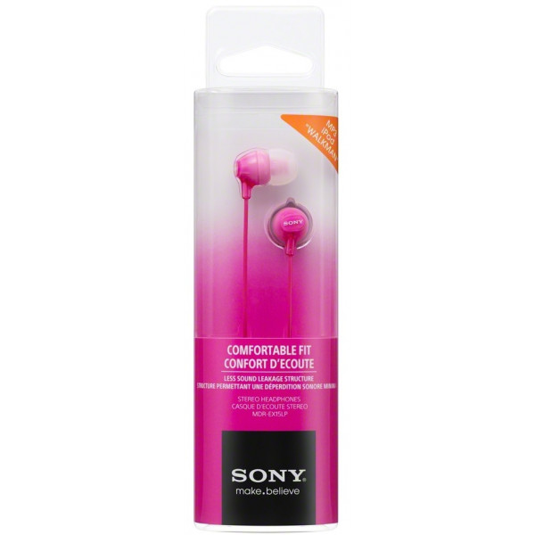 Фото - Наушники Sony MDR-EX15LP Pink (MDREX15LPPI.AE)