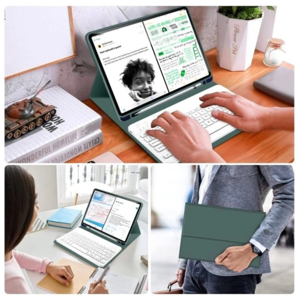 Фото - Чохол-клавіатура для планшета BeCover for Apple iPad Mini 7 2024 Dark Green (712993)