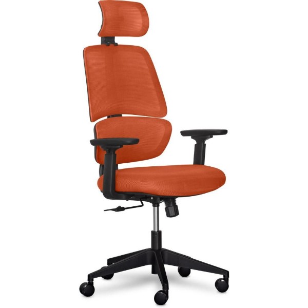 Фото - Кресло офисное Mealux Leo Air Orange (Y-543 KBY)