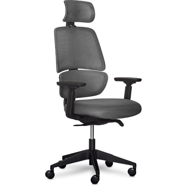 Фото - Крісло офісне Mealux Leo Air Plus Dark Grey (Y-546 KBG)