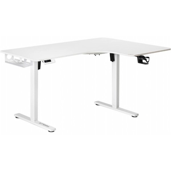Фото - Стіл з електрорегулюванням висоти Mealux Powerdesk Corner-L White (арт. EVO-281/Left W/W)