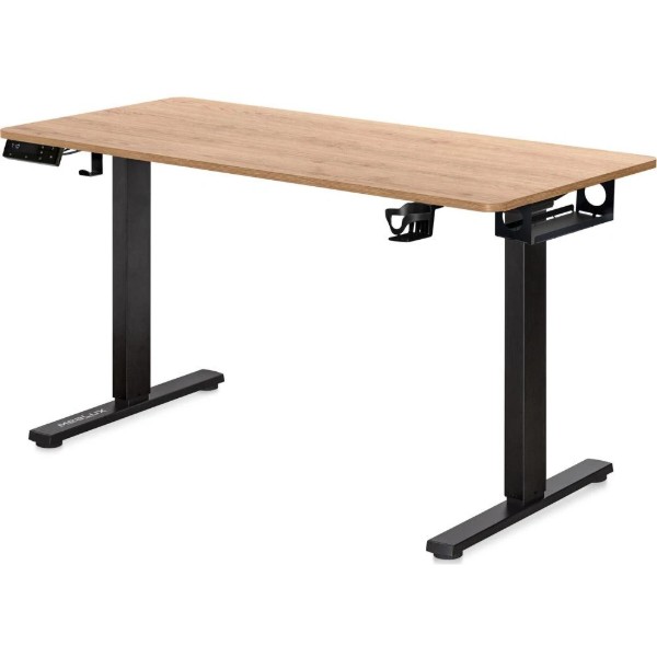 Фото - Стіл з електрорегулюванням висоти Mealux PowerDesk Duo XL Mahogany (EVO-252 Duo Mahogany/B)