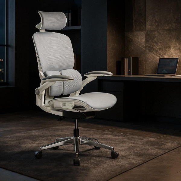 Фото - Кресло офисное Mealux S202 Air Grey (HF-S202 M/G)