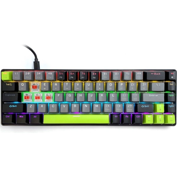 Фото - Клавиатура проводная игровая Media-Tech RED CORE MX60 (MT1260)