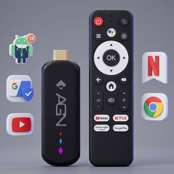 Фото - Стаціонарний медіаплеєр AGN Media Stick Black (AGNSTICK216)