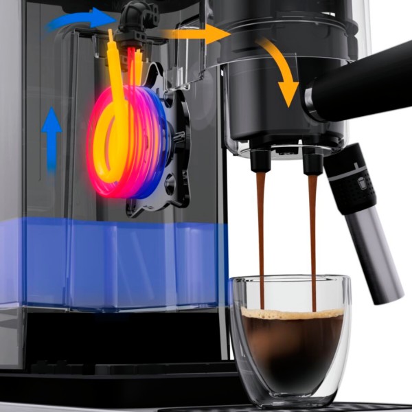 Фото - Кавоварка ріжкова WMF LUMERO Espresso 412370011