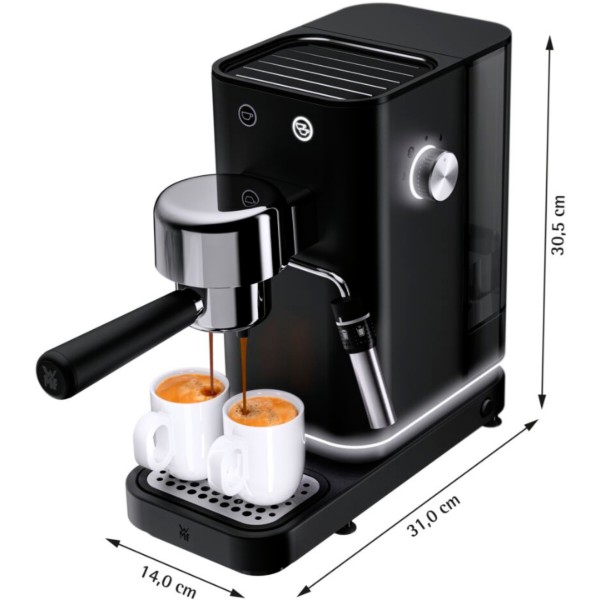 Фото - Кофеварка рожковая WMF LUMERO Espresso Deep Black 412370071