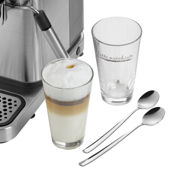Фото - Набір склянок WMF 996269999 Clever&More Latte 6 шт 280 мл с ложками