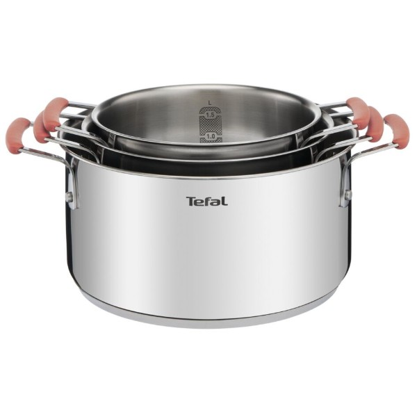Фото - Набір посуду Tefal G720S674 OPTI'SPACE 6 пр (кастр. 18/20/24 см)