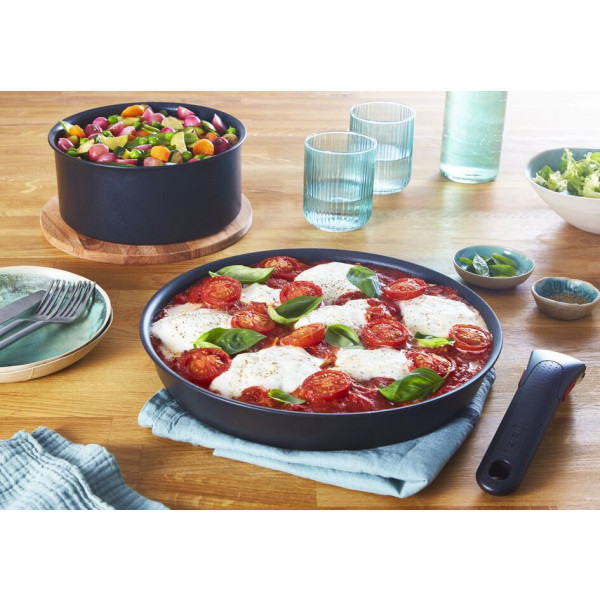 Фото - Набор посуды со съемной ручкой Tefal L7629142  Ingenio Daily Chef 10 пр
