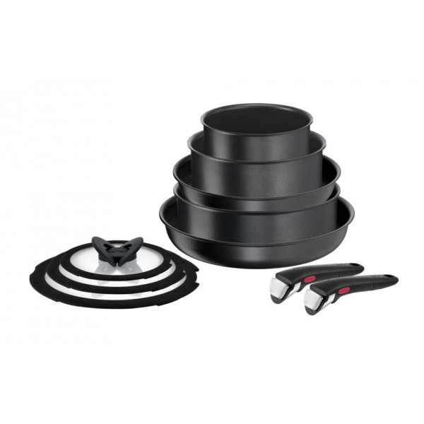 Фото - Набор посуды со съемной ручкой Tefal L7629142  Ingenio Daily Chef 10 пр