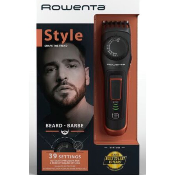 Фото - Тример для вусів і бороди Rowenta TN3800F4