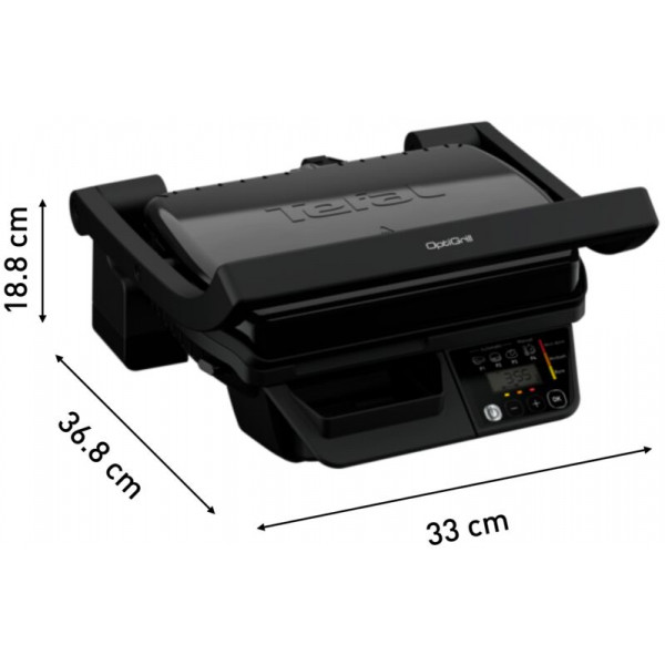 Фото - Гриль-барбекю електричний Tefal GC7P0810 OptiGrill