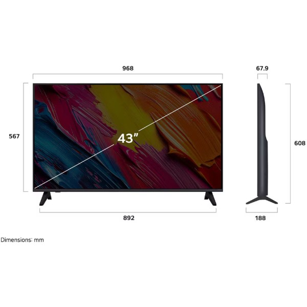 Фото - Телевизор LG 43QNED70A6A