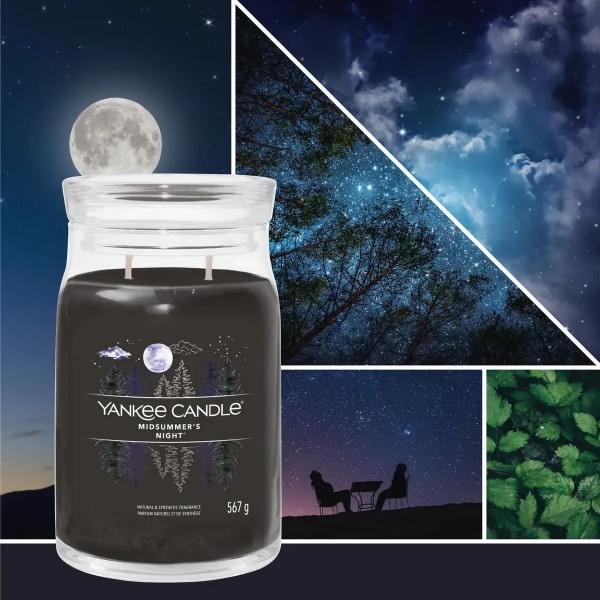Фото - Свеча стекло Yankee Candle Medium Midsummer's Night (Летняя Ночь) 368 г (1630002E)