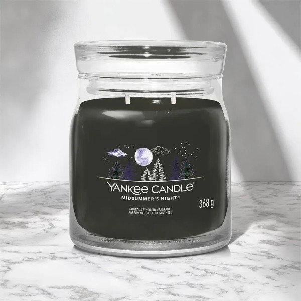 Фото - Свеча стекло Yankee Candle Medium Midsummer's Night (Летняя Ночь) 368 г (1630002E)