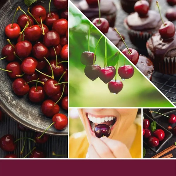 Фото - Свеча стекло Yankee Candle Medium Black Cherry (Черная Вишня) 368 г (1701391E)