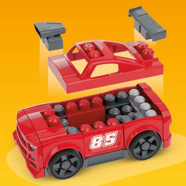 Фото - Пластиковий конструктор Mega Bloks 3-в-1 Гоночний автомобіль (JKG35)