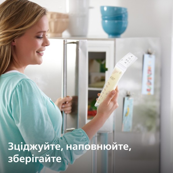 Фото - Пакет для зберігання грудного молока Philips Avent 25x180мл (SCF603/25)