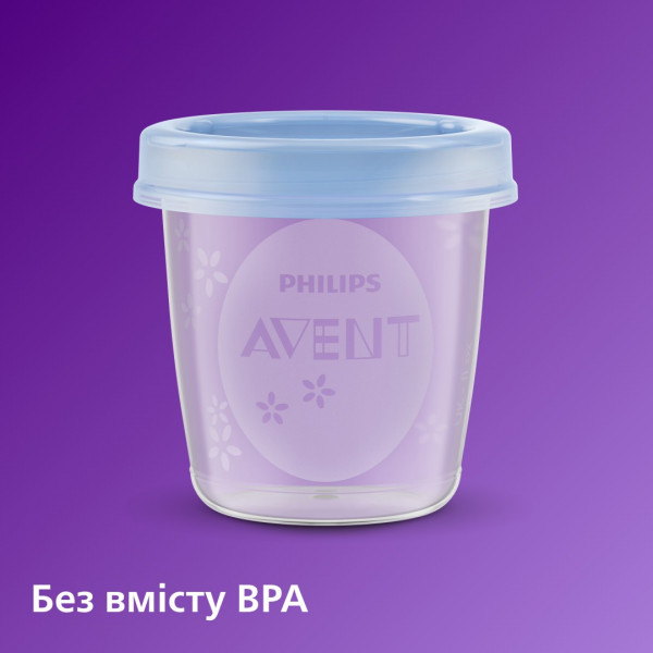 Фото - Уцінка - Контейнер для грудного молока Philips Avent 5x180мл (SCF619/05)