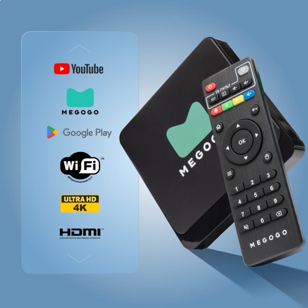 Фото - Стационарный медиаплеер iNeXT TV5 MEGOGO BOX 2