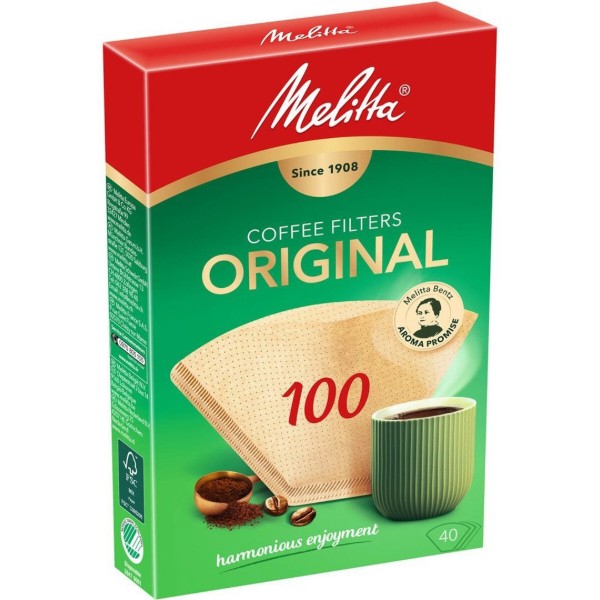 Фото - Фільтр для кавоварки Melitta 100/40шт