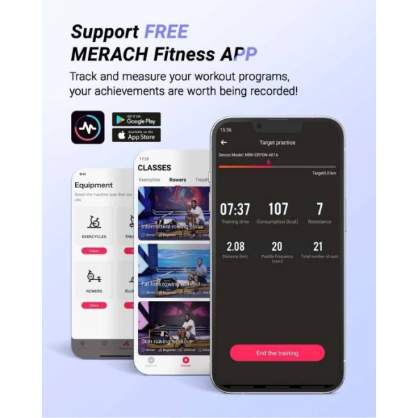 Фото - Гребний тренажер Merach MR-Q1S
