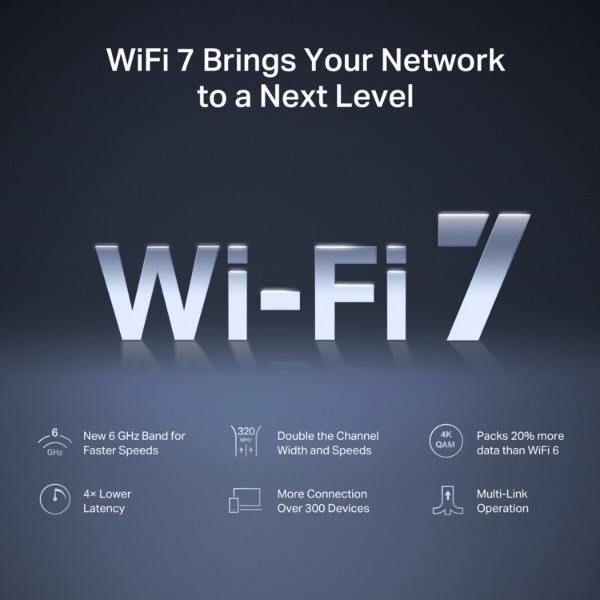 Фото - Маршрутизатор інтернет WiFi7 Mercusys MR47BE