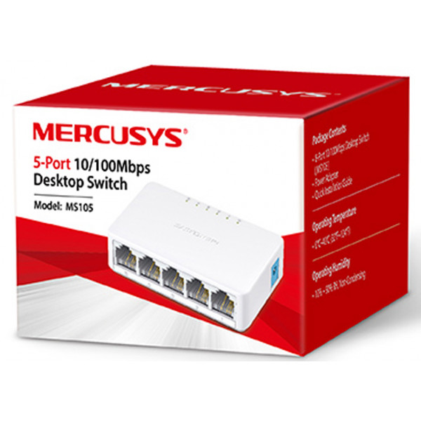 Фото - Коммутатор локальної мережі (Switch) Mercusys MS105