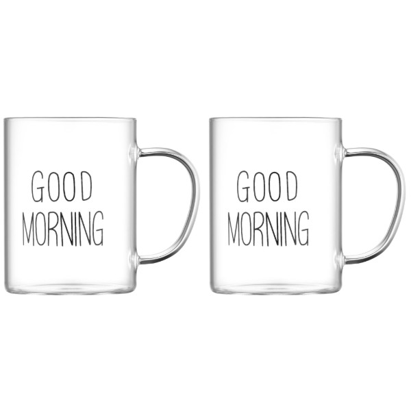 Фото - Набір чашок ARDESTO Good Morning 420 мл 2 шт. (AR2642GM)